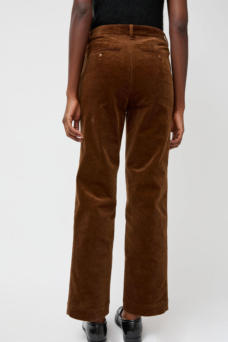 Nothing Written Corduroy Straight Pants in Brown