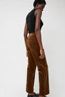 Nothing Written Corduroy Straight Pants in Brown