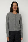 Nothing Written Diene Round Cardigan in Gray