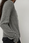 Nothing Written Diene Round Cardigan in Gray