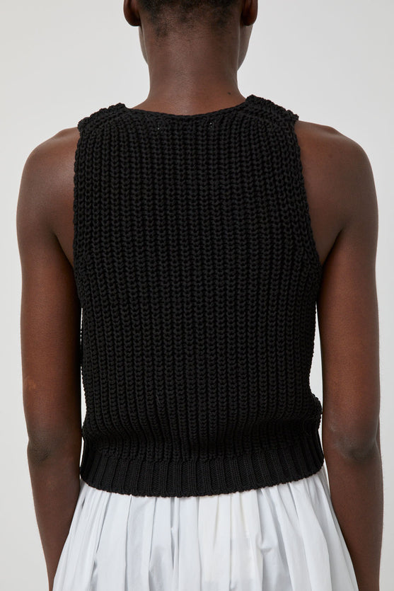 Nothing Written Greta Knit Top in Black