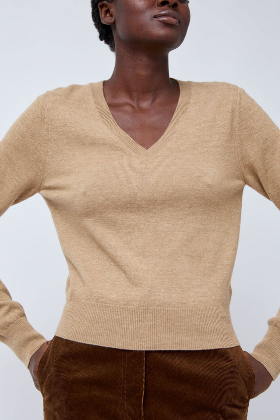 Nothing Written Hany Cashmere Knit in Camel