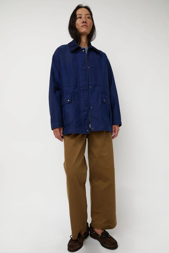Nothing Written Hunting Cotton Jacket in Blue