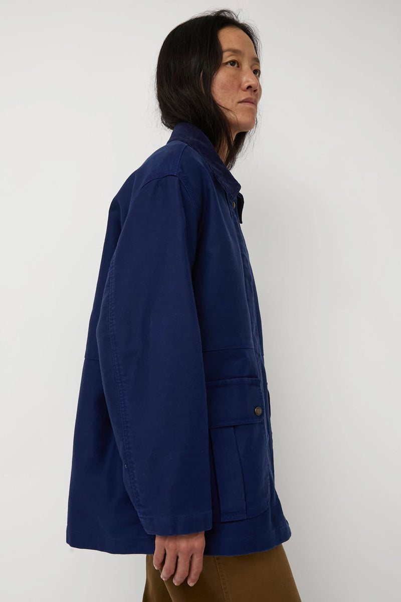Nothing Written Hunting Cotton Jacket in Blue