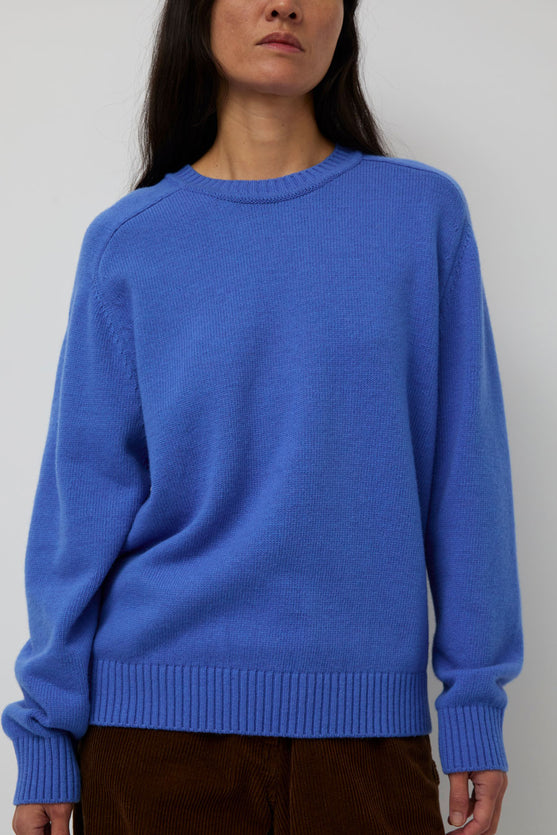 Nothing Written Jude Round Pullover in Blue