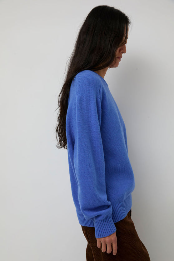 Nothing Written Jude Round Pullover in Blue