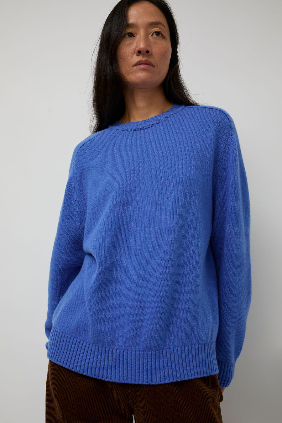 Nothing Written Jude Round Pullover in Blue