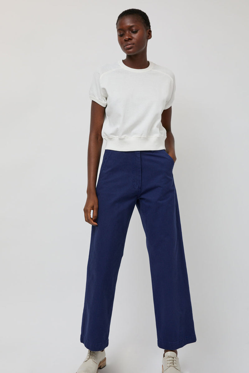 Nothing Written Paan Cotton Chino Pants in Blue