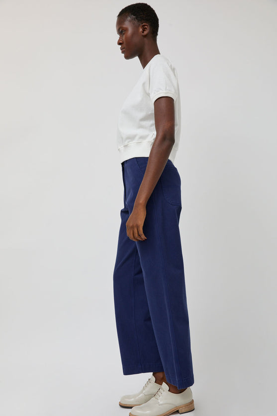 Nothing Written Paan Cotton Chino Pants in Blue