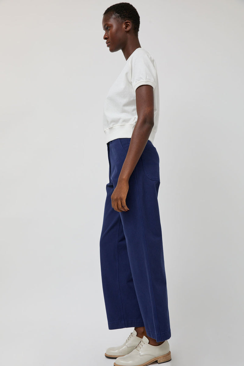 Nothing Written Paan Cotton Chino Pants in Blue