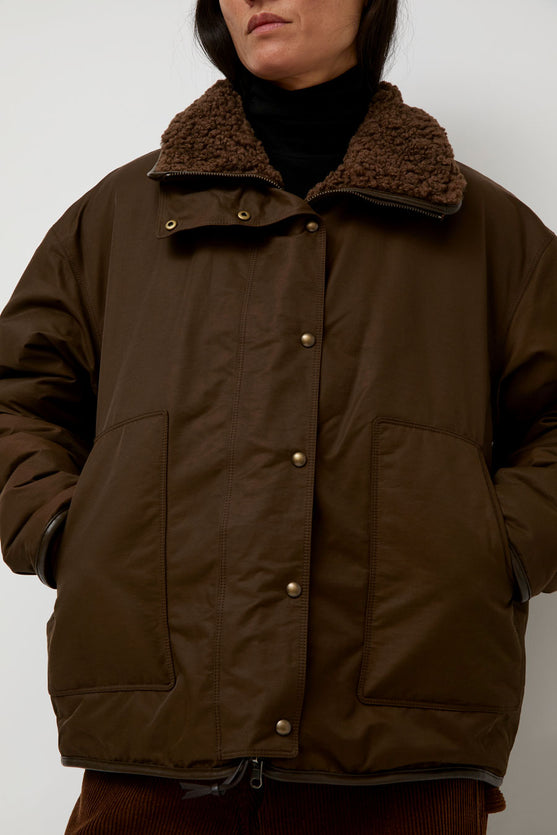 Nothing Written Pooh Reversible Jumper in Vintage Brown