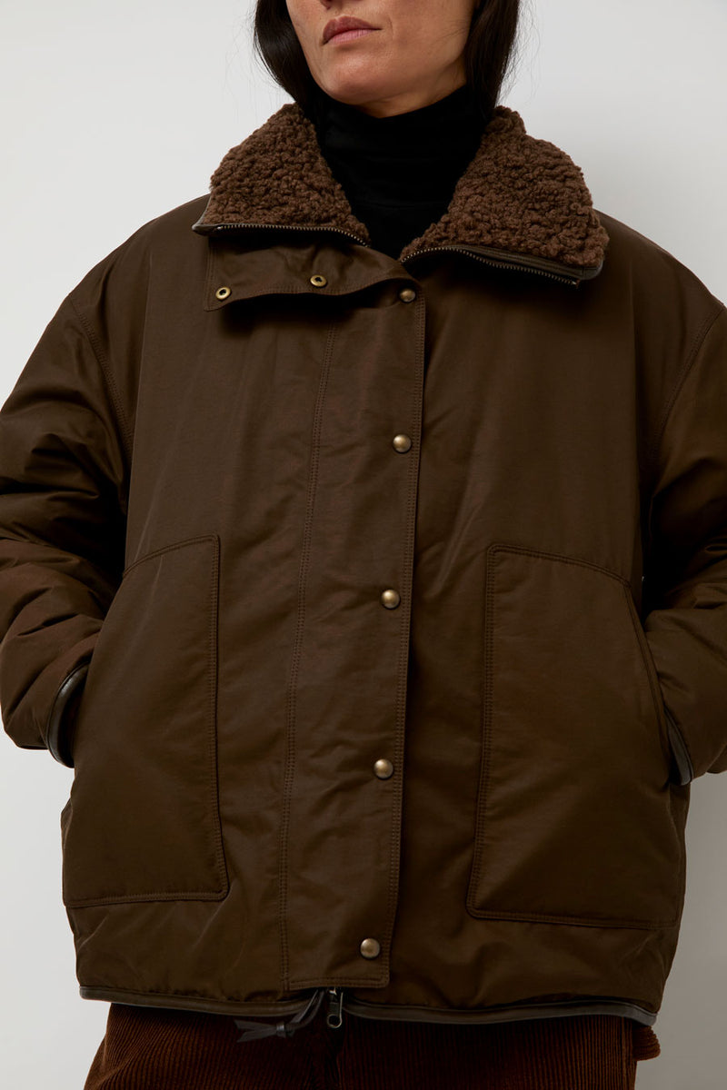 Nothing Written Pooh Reversible Jumper in Vintage Brown