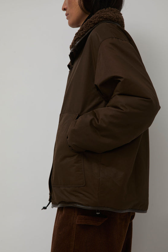 Nothing Written Pooh Reversible Jumper in Vintage Brown