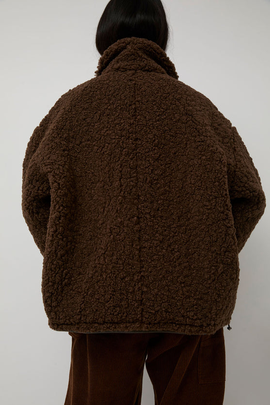 Nothing Written Pooh Reversible Jumper in Vintage Brown