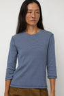 Nothing Written Striped Cotton T-Shirt in Blue