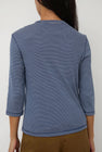 Nothing Written Striped Cotton T-Shirt in Blue