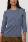 Nothing Written Striped Cotton T-Shirt in Blue