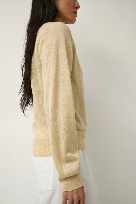 Nothing Written Rola Linen Cardigan in Yellow – No.6 Store