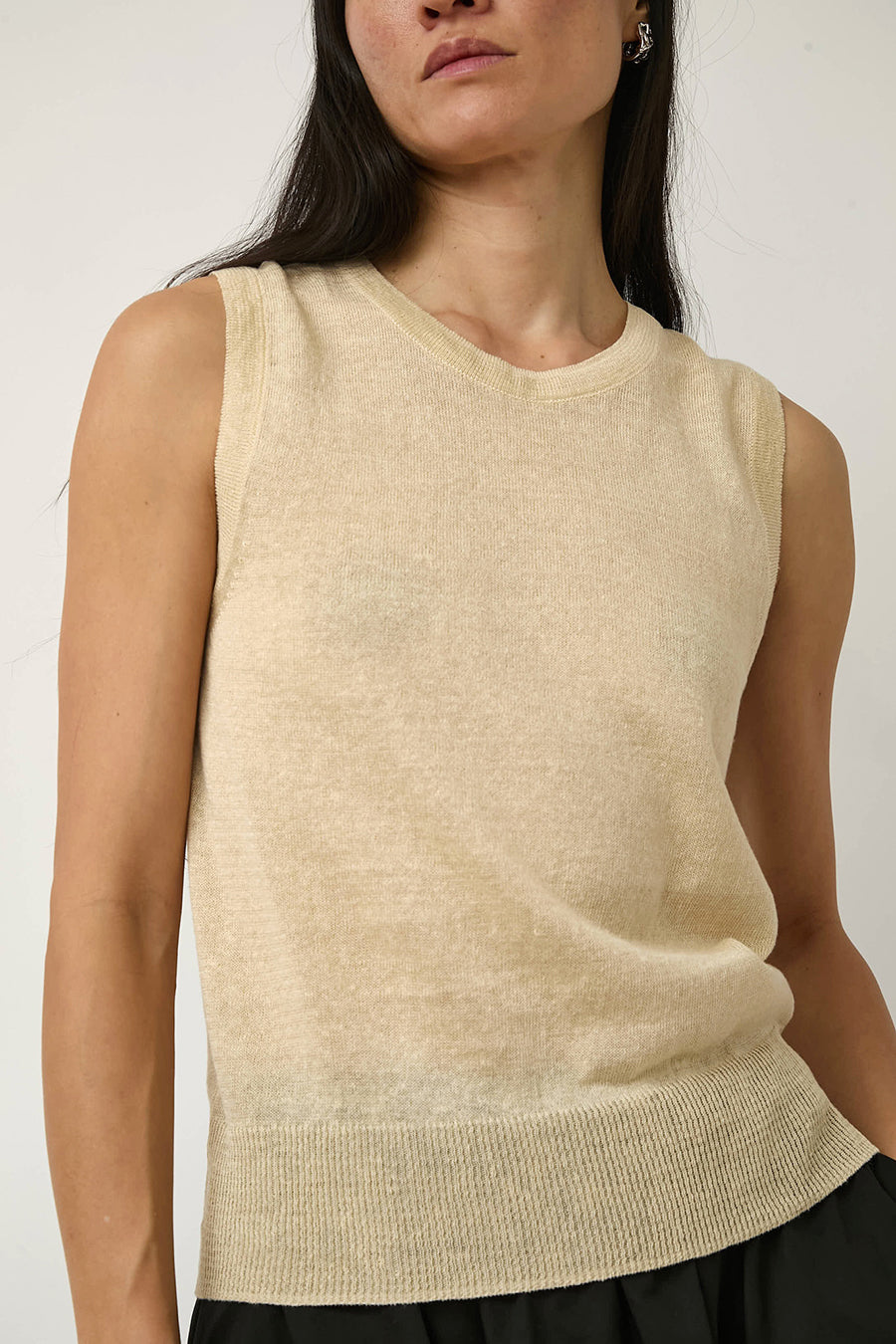 Nothing Written Rola Linen Sleeveless in Yellow