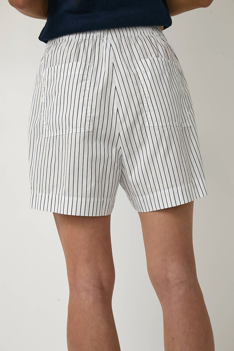 Nothing Written Yaphi Short Pants in Navy Stripe