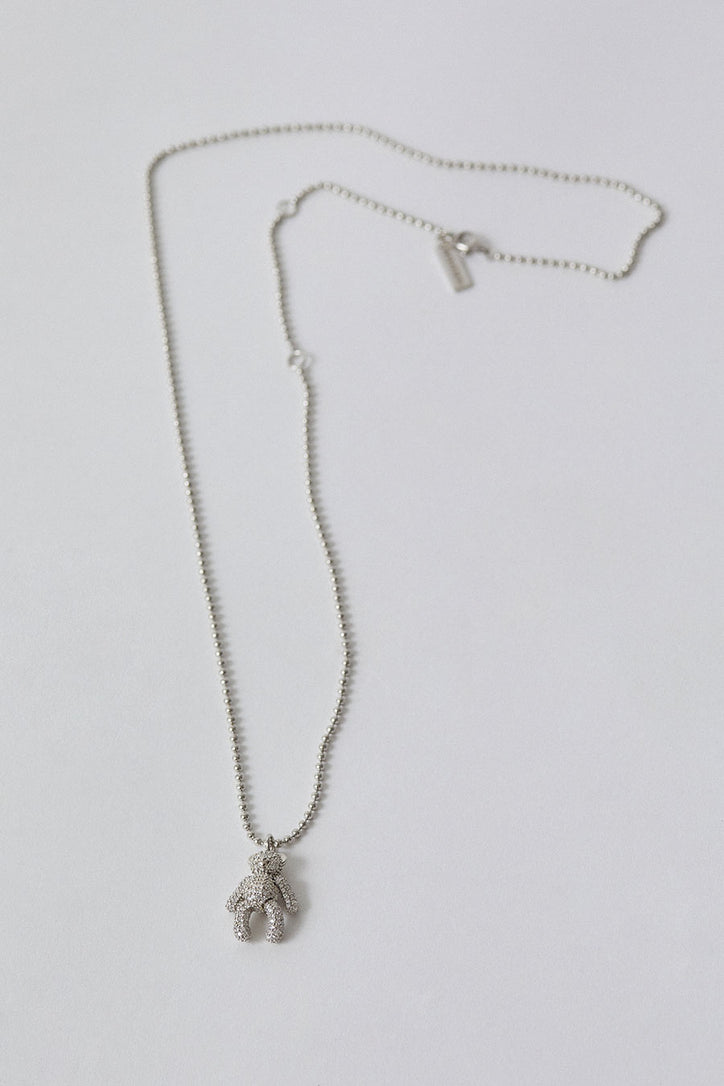 V Necklace, Sterling Silver