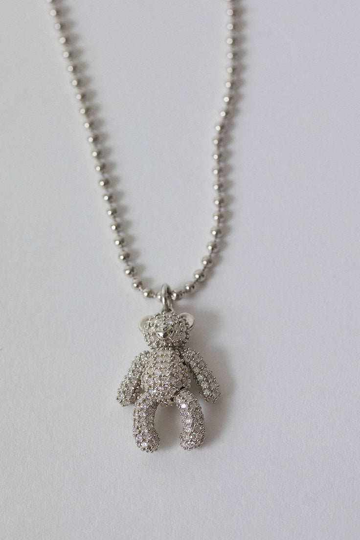 Sterling Silver Polar Bear Necklace - Artic Bears – Amulette Jewellery