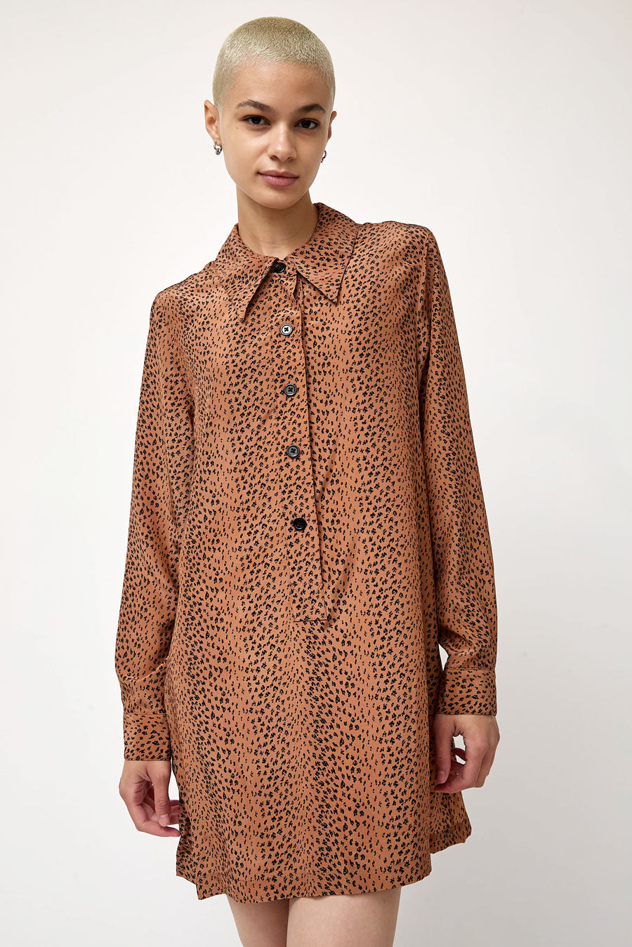 No.6 Annick Dress in Brown Animal