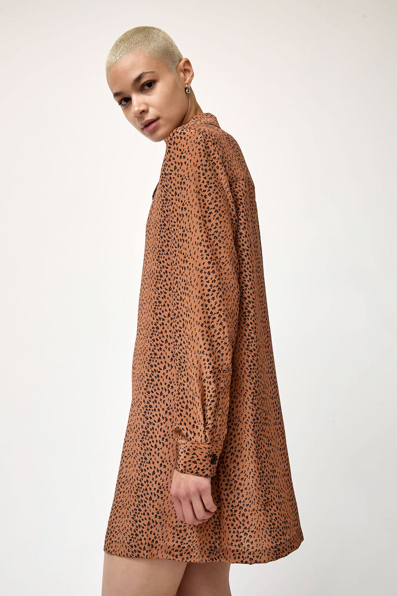 No.6 Annick Dress in Brown Animal
