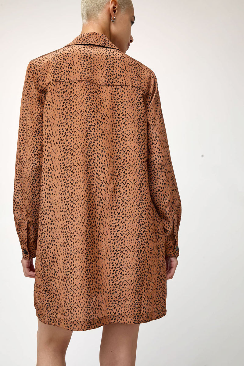 No.6 Annick Dress in Brown Animal