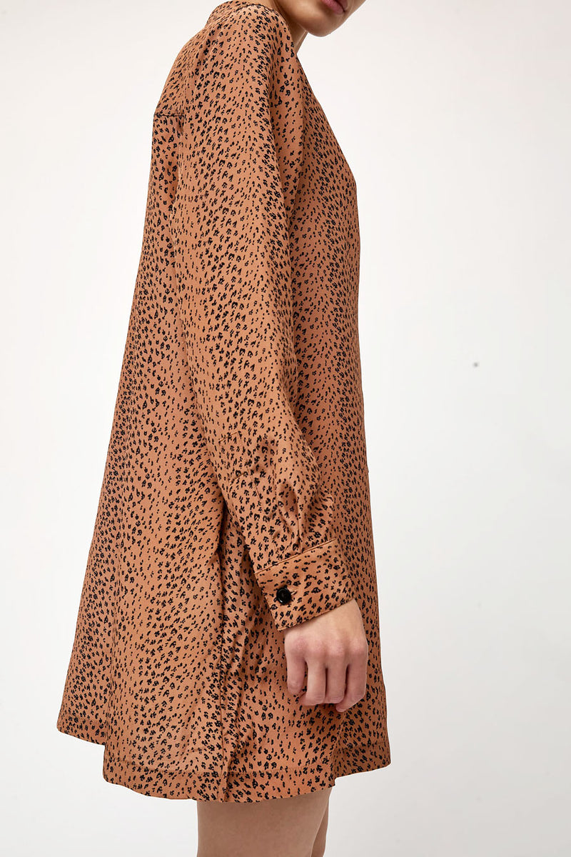 No.6 Annick Dress in Brown Animal