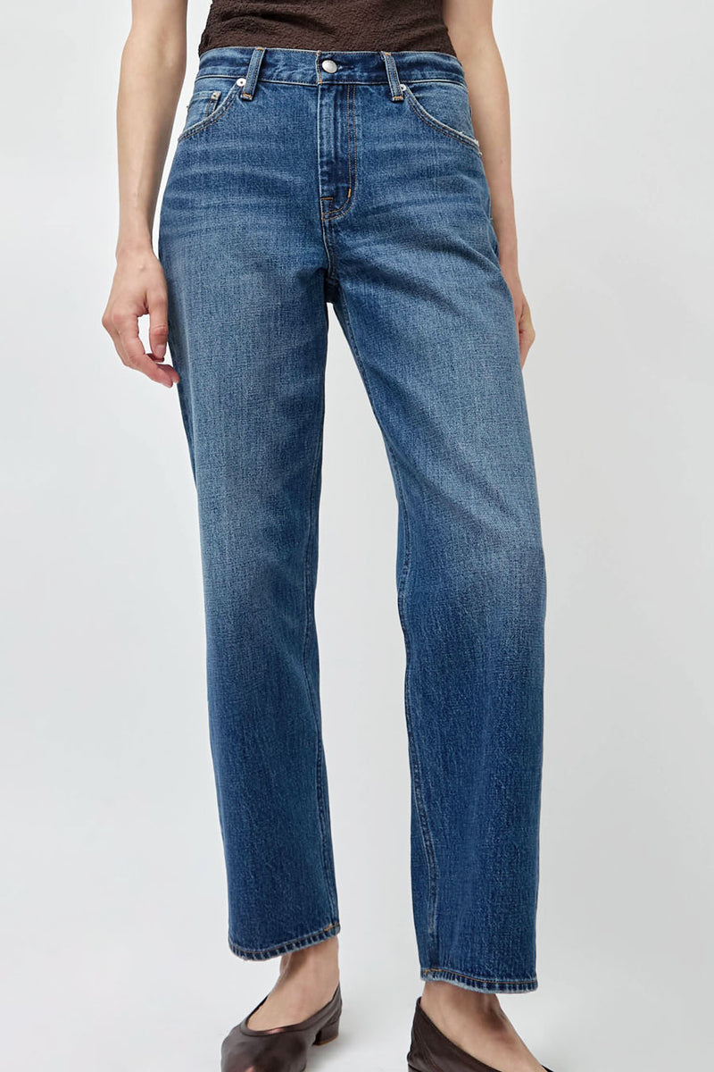 Oketo Cut 101 Straight Jean in Vintage Dark