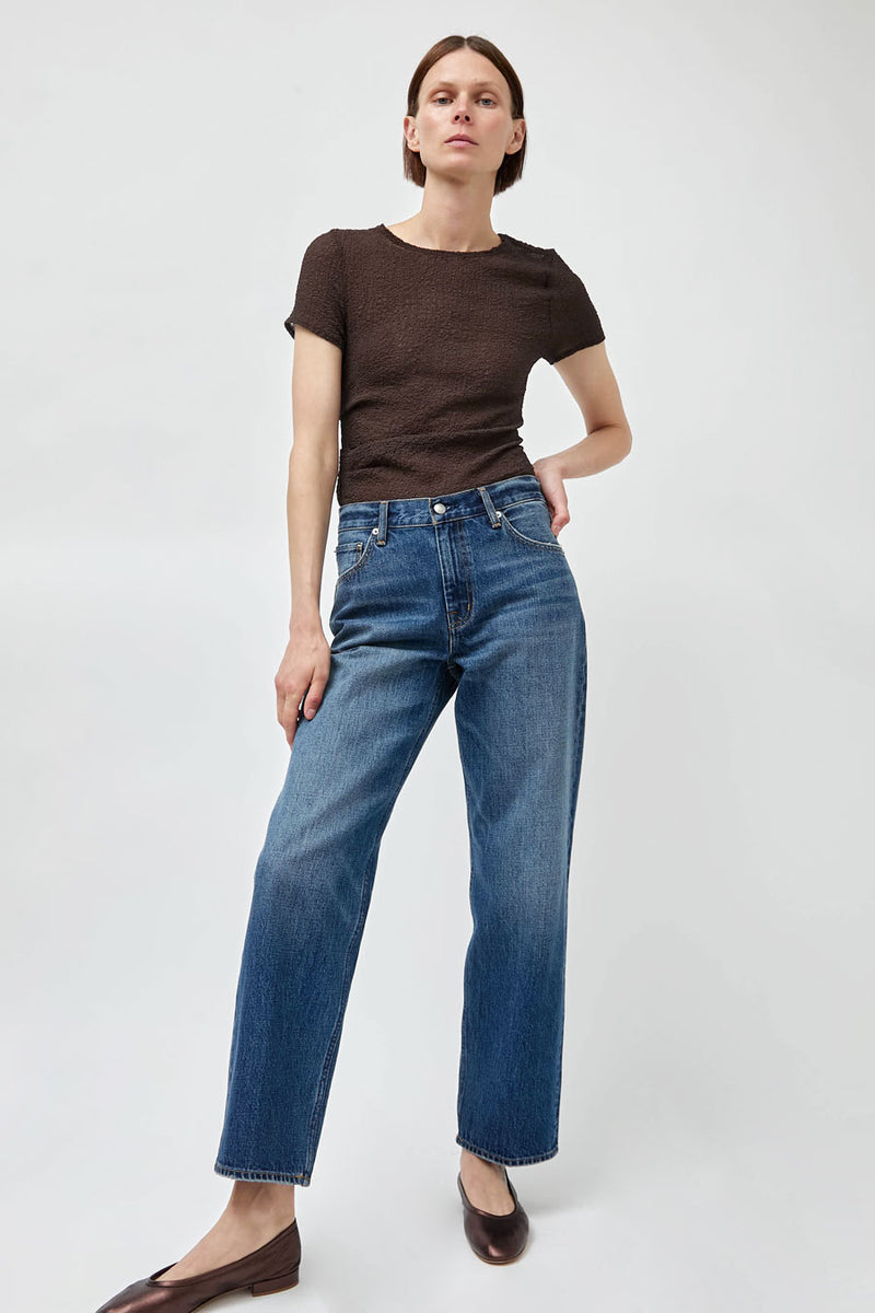 Oketo Cut 101 Straight Jean in Vintage Dark