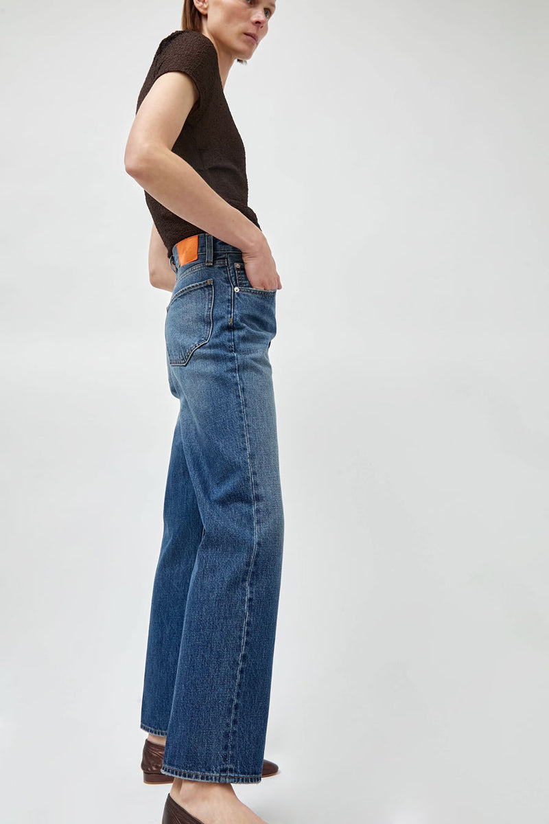 Oketo Cut 101 Straight Jean in Vintage Dark