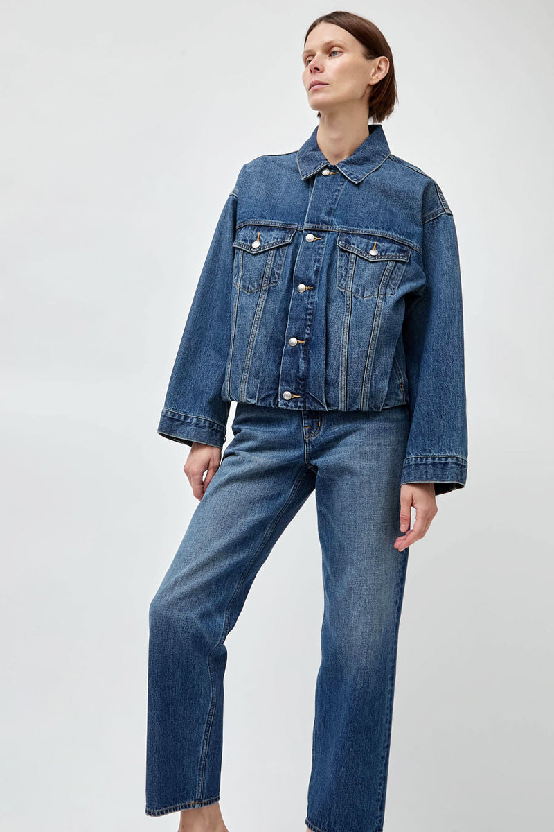 Oketo Cut 101 Straight Jean in Vintage Dark