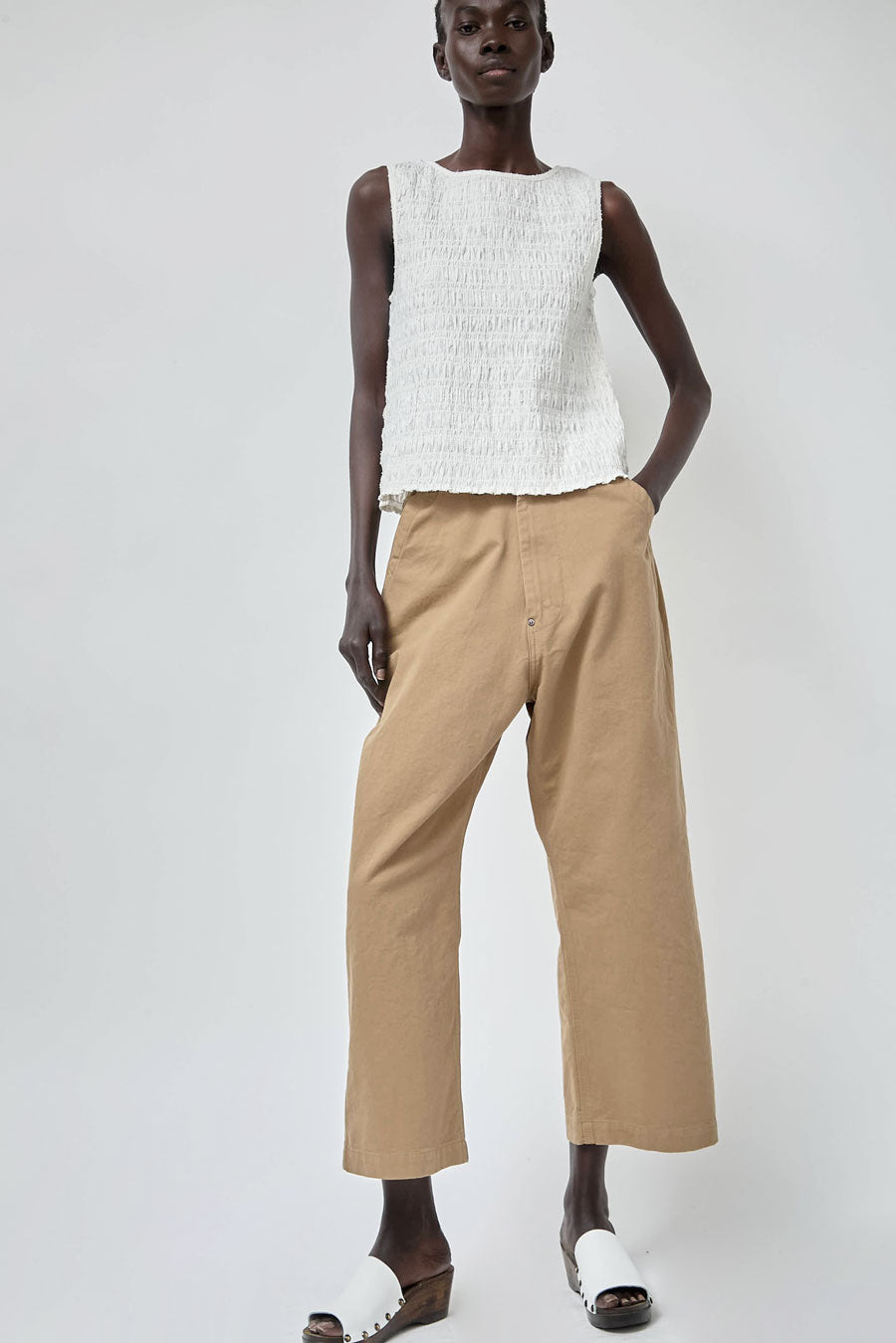 Ordinary Fits Bell Pant in Beige