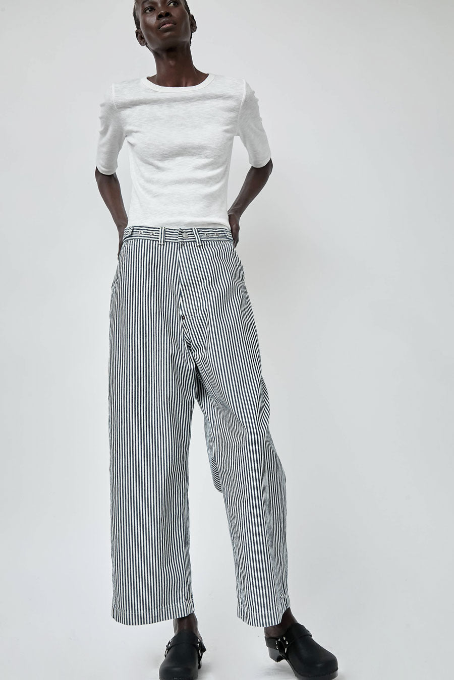 Ordinary Fits Bell Pant in Hickory Stripe