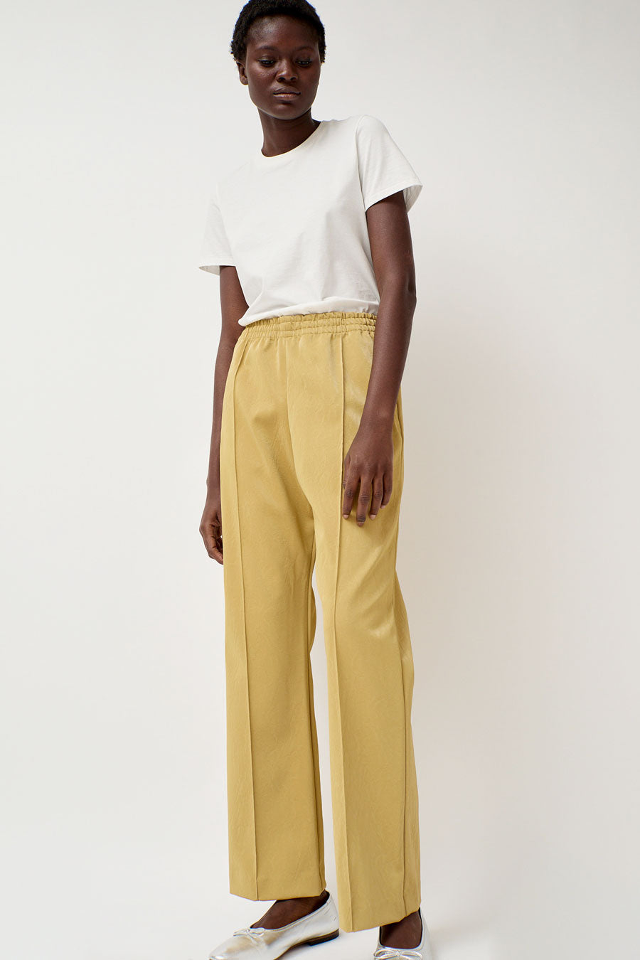 No.6 Horace Pant in Butter Faux Leather