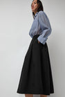 No.6 Mel Skirt in Black Nylon