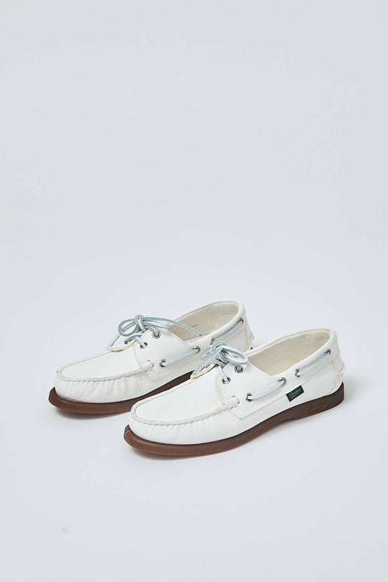 Paraboot Barth Boat Shoe in Cerf Blanc – No.6 Store