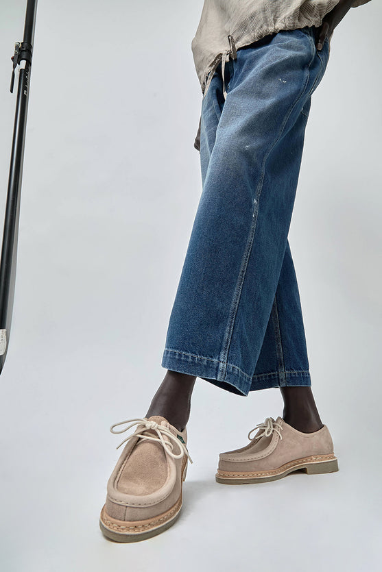 Paraboot Mirabelle Derby in Velours Gres – No.6 Store