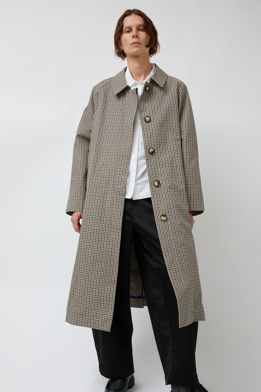 Pret Pour Partir Camille Jacket in Cotton Check