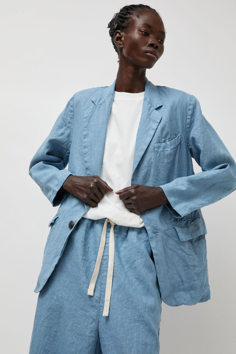 Quitan French Worker's Jacket in Ai-Sumi