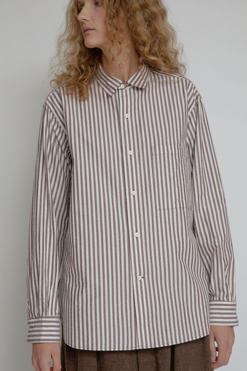 Quitan Long Sleeve Shirt in London Stripe
