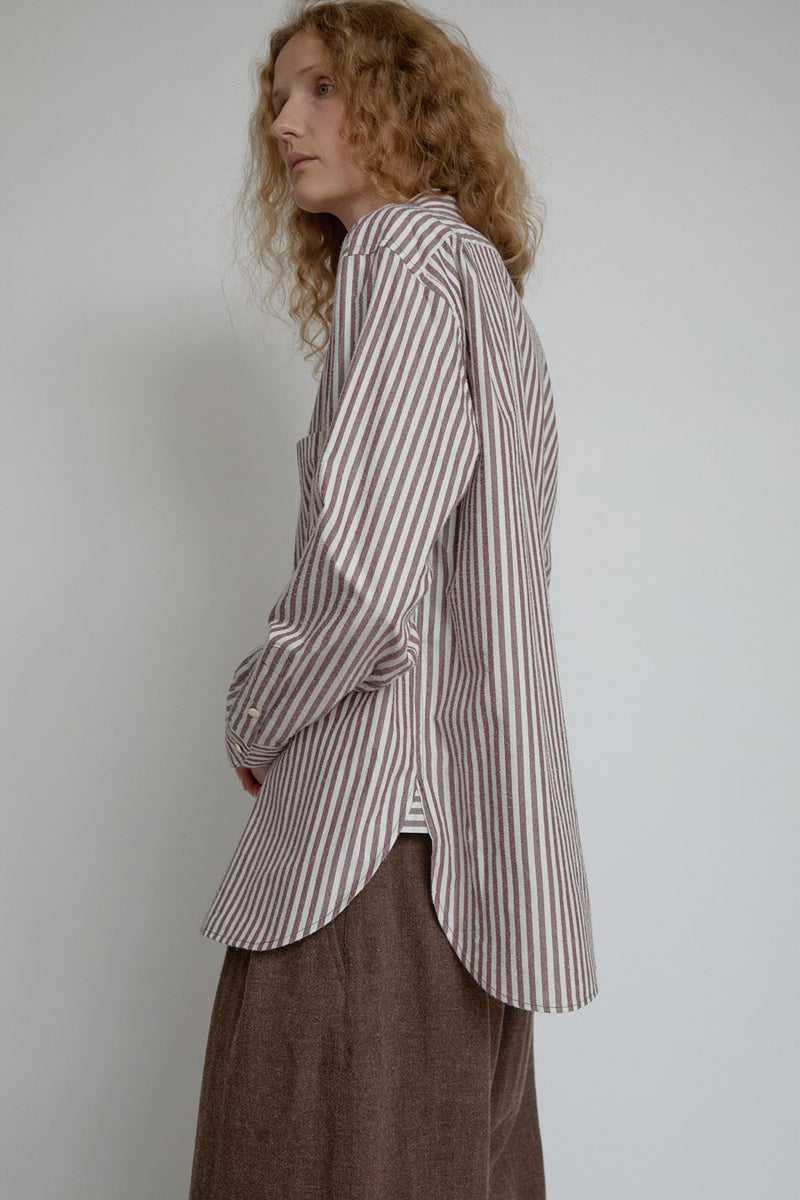 Quitan Long Sleeve Shirt in London Stripe