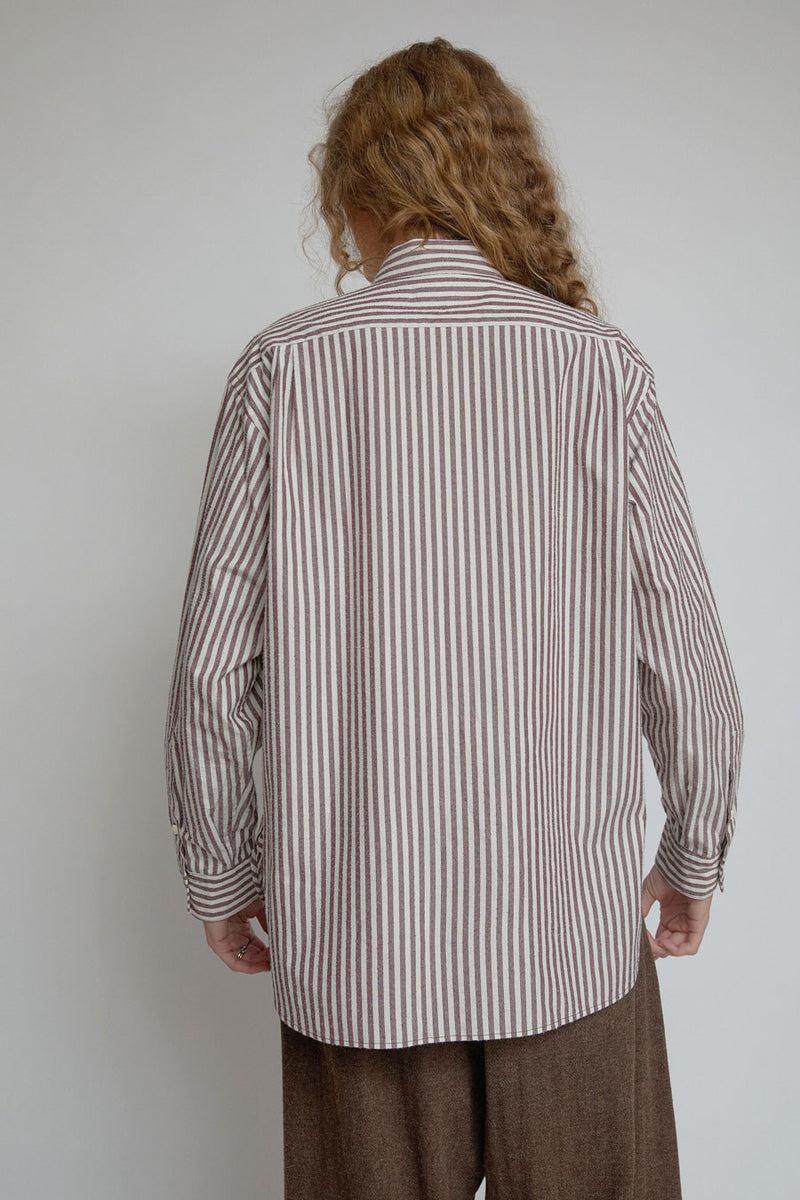 Quitan Long Sleeve Shirt in London Stripe