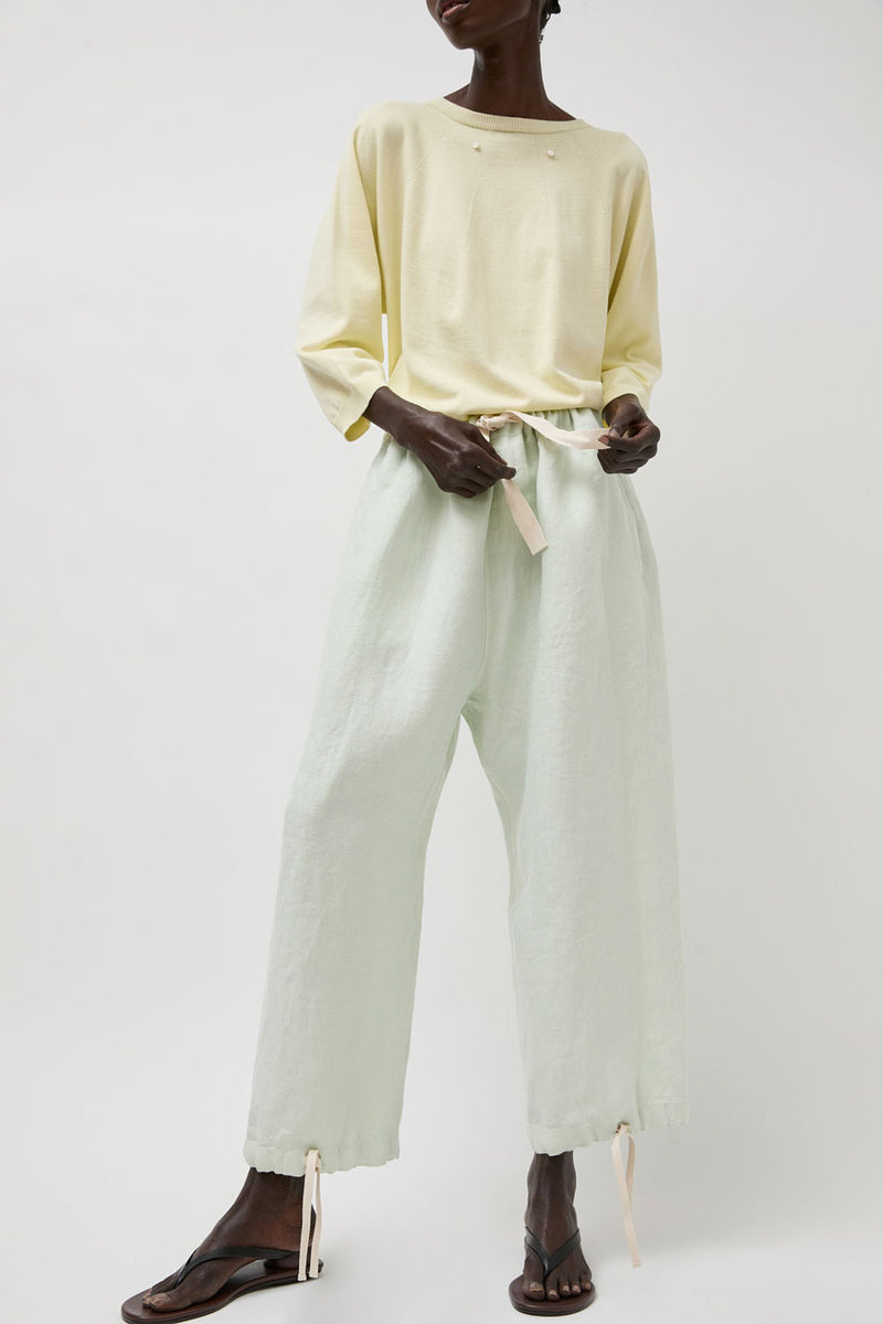 Quitan Over Pants in Mint Sage