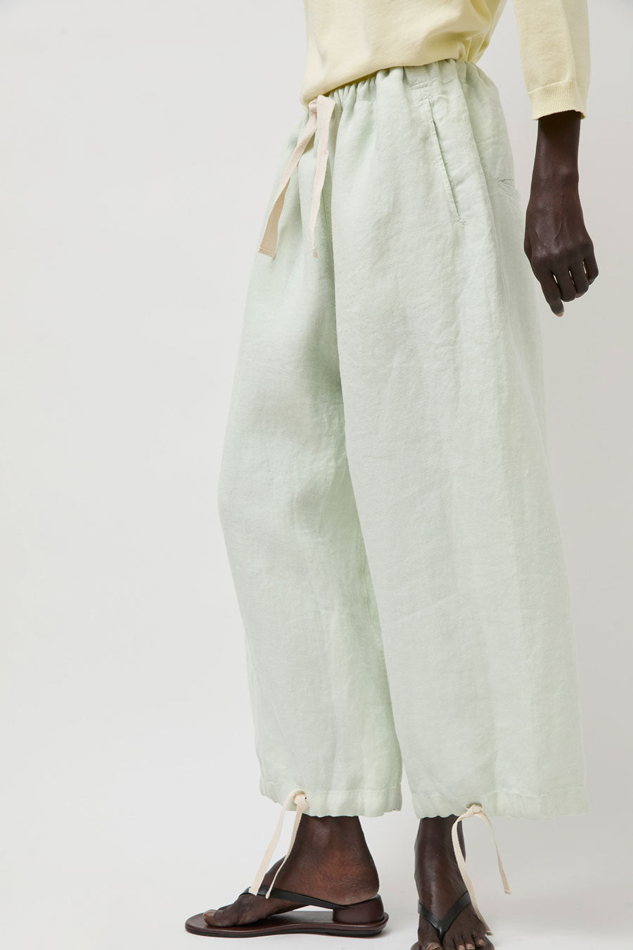 Quitan Over Pants in Mint Sage