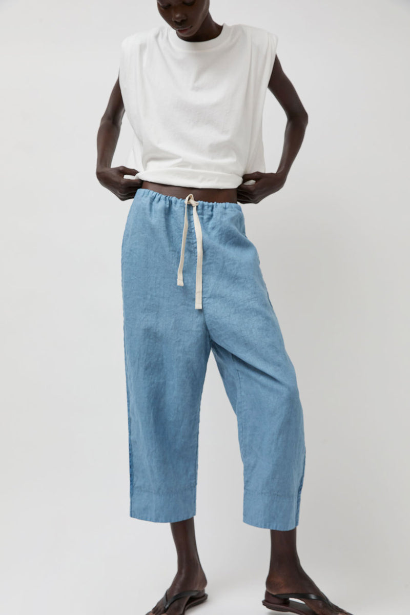 Quitan Pompier Easy Pants in Ai-Sumi