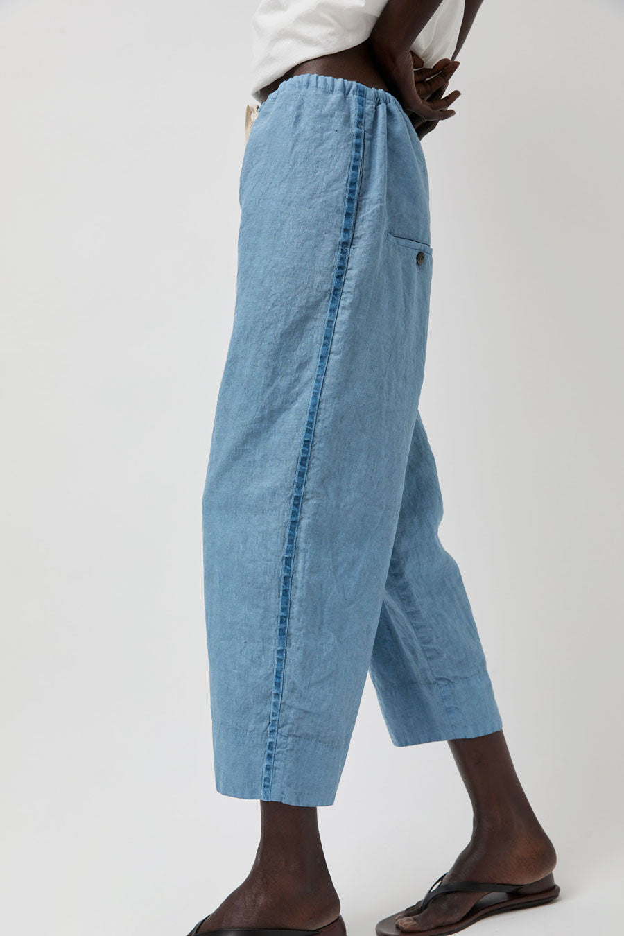 Quitan Pompier Easy Pants in Ai-Sumi