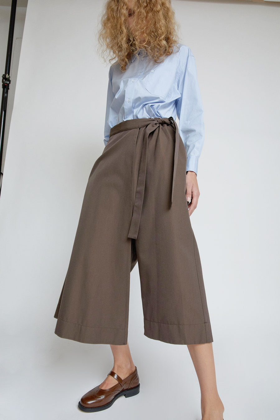 Quitan Kilt Easy Pants in Khaki